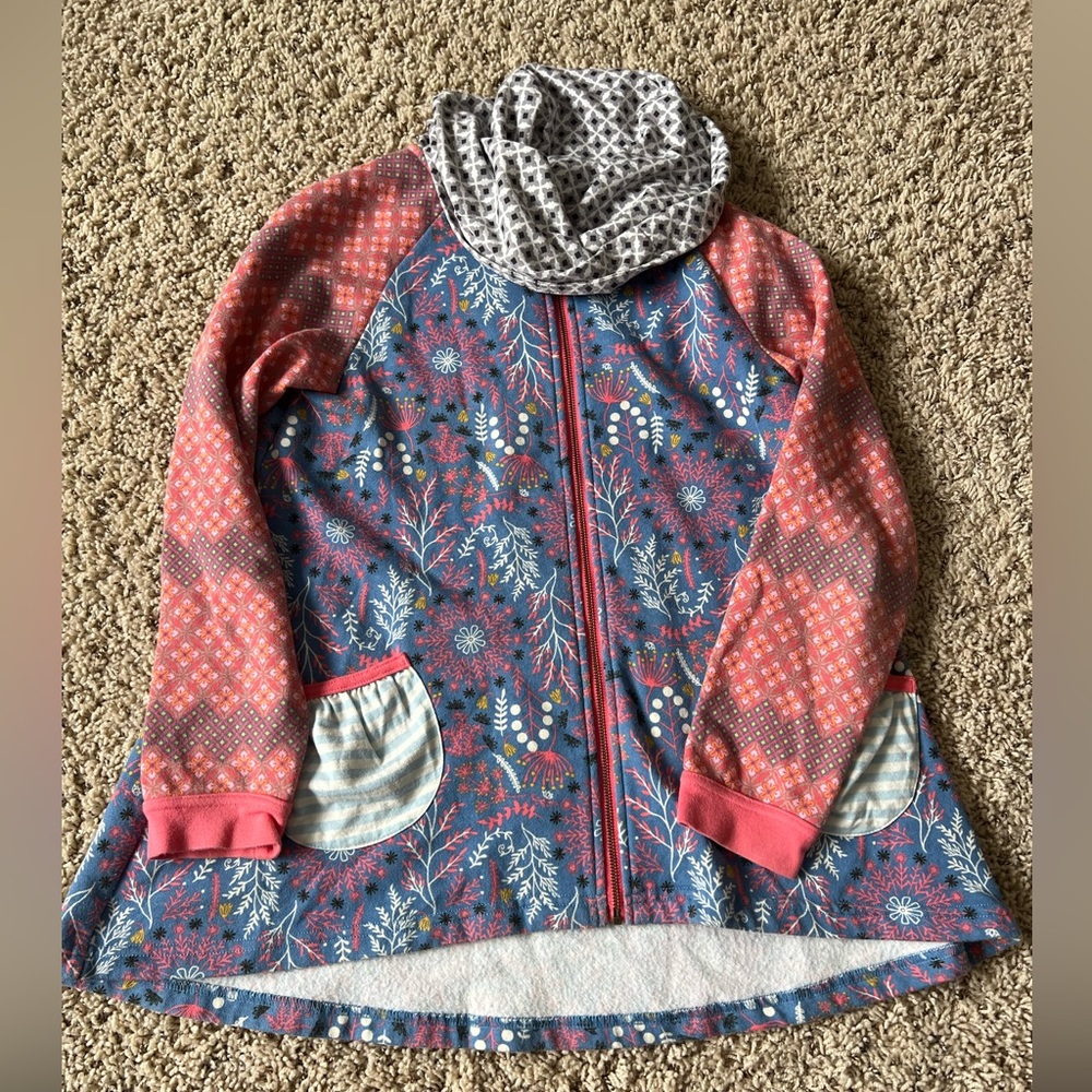 Matilda Jane mixed print hoodie
